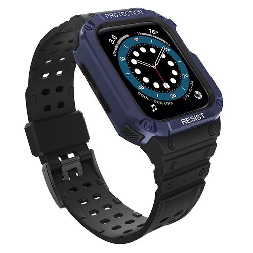 Protect Strap Band for Apple Watch 38/40/41mm Armored Case Strap - Black, Blue, Hurtel 9145576231548 9145576231548
