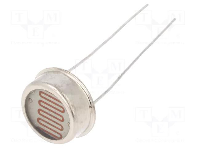 Photoresistor; 250mW; 2÷5kΩ; 560nm; THT; 250VDC; ØLED: 12mm Token PGM1200-MP