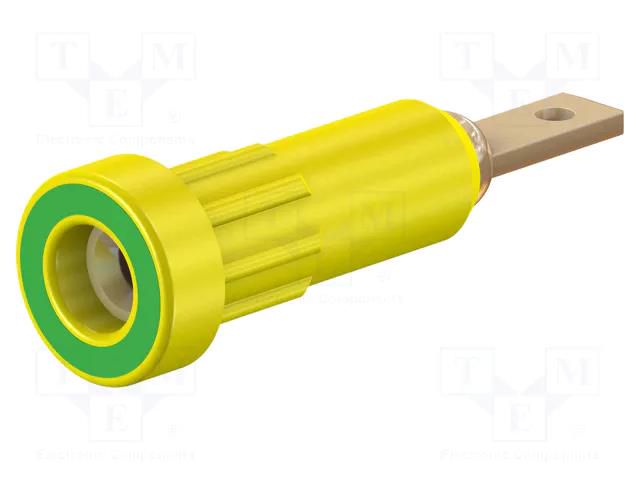 Connector: 2mm banana; socket; 10A; Overall len: 23mm; insulated STÄUBLI EB2-20