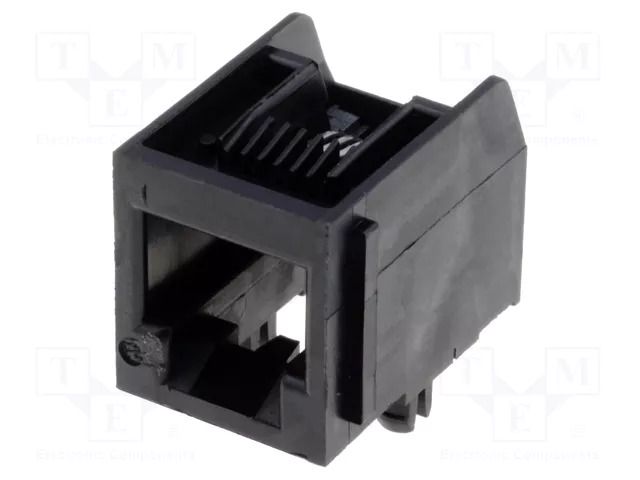 Connector: RJ12; socket; PIN: 6; Cat: 3; PCB snap-in; nickel plated MOLEX MX-95009-7661