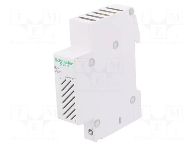 Signaller; 230VAC; IP20; for DIN rail mounting; 18x81x72mm; ACTI9 SCHNEIDER ELECTRIC A9A15320