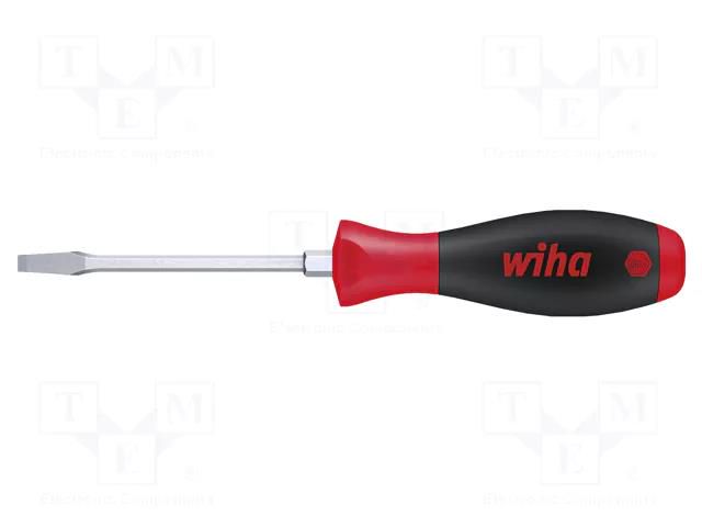 Screwdriver; assisted with a key; slot; 9x1.4mm; SoftFinish® WIHA WIHA.00737