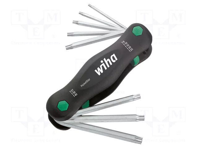 Wrench-set; Torx®; TX9,TX10,TX15,TX20,TX25,TX27,TX30,TX40 WIHA WIHA.23049