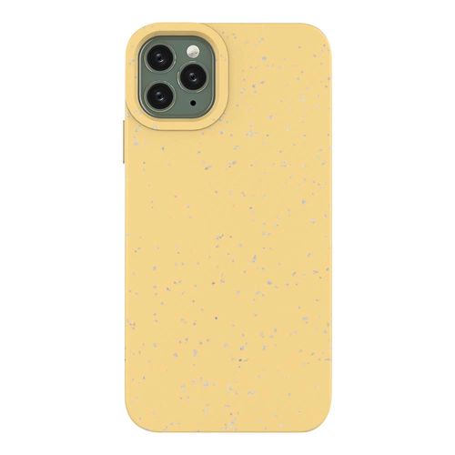 Eco Case Case for iPhone 11 Pro Max Silicone Cover Phone Cover Yellow, Hurtel 5907769335051 5907769335051