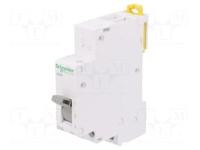 Module: pushbutton switch; 250VAC; 20A; IP20; Contacts: SP3T; ACTI9 SCHNEIDER ELECTRIC A9E18073