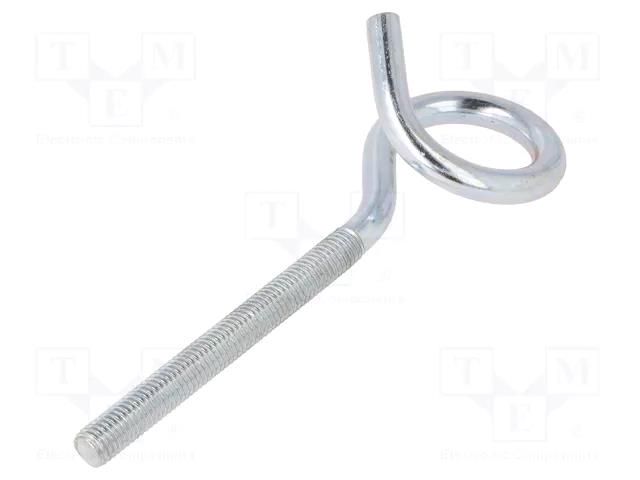 Hook; ring; steel; zinc; 160mm DROMET D-HOH10160