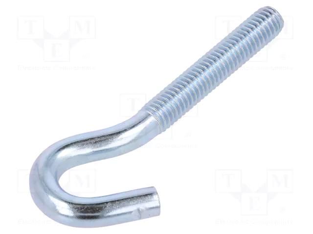 Hook; angular; steel; zinc; 60mm DROMET D-HZ.6.60