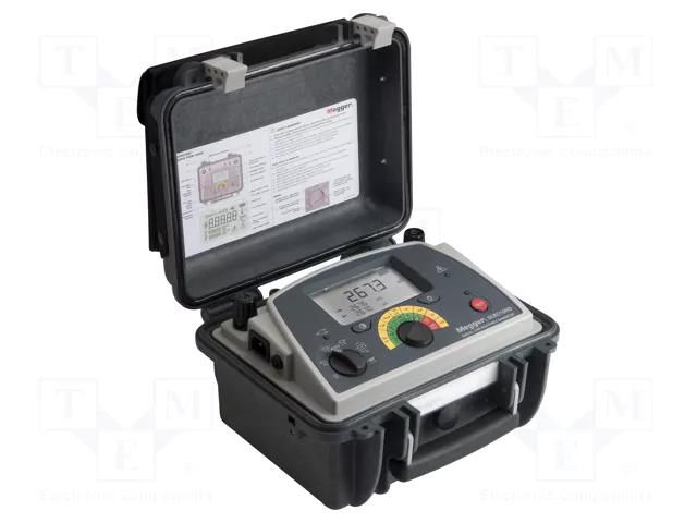 Milli-ohm meter; LED; 5 digits; IP54; 85÷265VAC; 0.2% MEGGER MEG-DLRO10HD-KEL