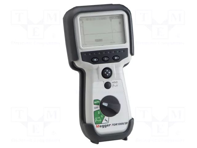Meter: reflectometer; LCD; Detection: place of cable failure MEGGER MEG-TDR1000/3