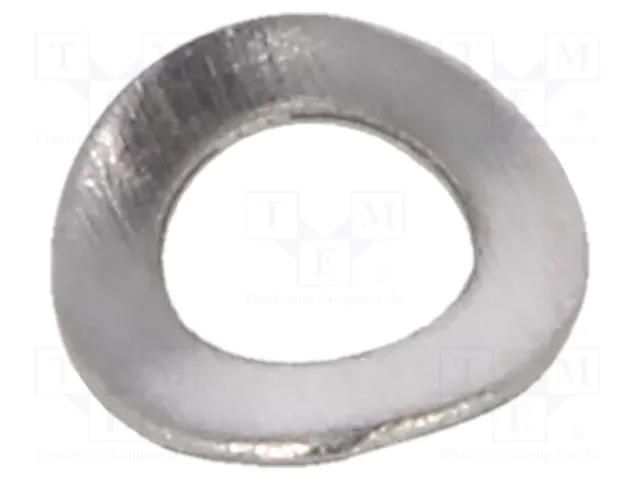 Washer; wave,spring; M2,5; D=5mm; h=0.7mm; A2 stainless steel BOSSARD B2.5/BN678