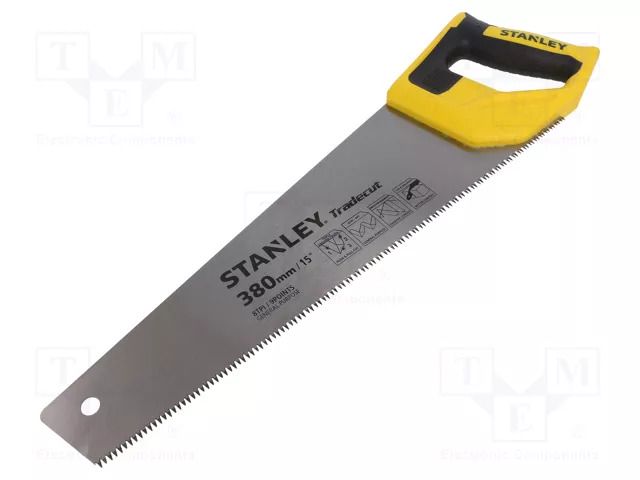 Saw; manual; wood; 7teeth/inch; TRADECUT™; 380mm STANLEY STL-STHT20348-1