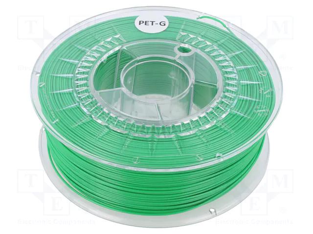 Filament: PET-G; Ø: 1.75mm; light green; 220÷250°C; 1kg DEVIL DESIGN DEV-PETG-1.75-LGN