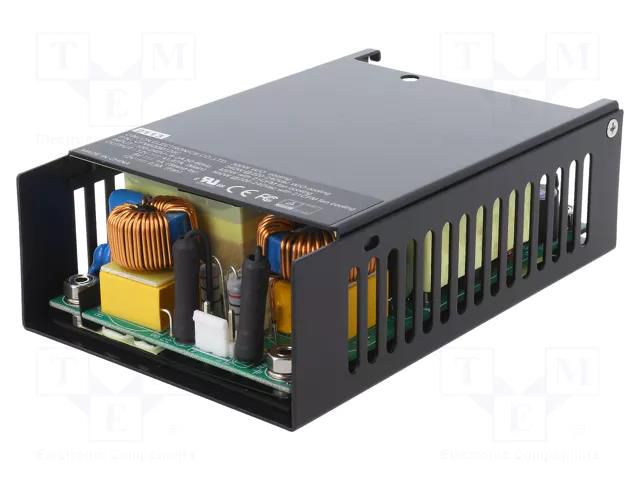 Power supply: switching; open; 390/500W; 80÷264VDC; 80÷264VAC CINCON CFM500M120C
