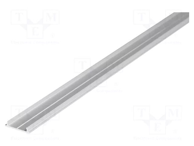 Profiles for LED modules; natural; L: 2m; FIX12; aluminium TOPMET TOP-FIX12/A-2M