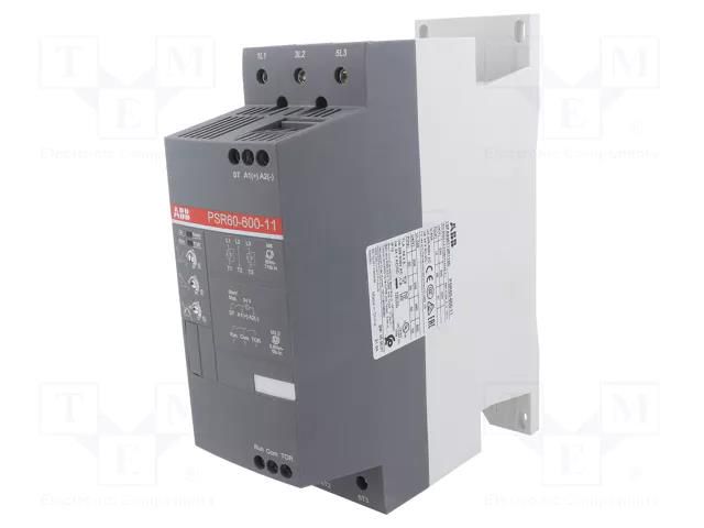 Module: softstart; Usup: 208÷600VAC; for DIN rail mounting; 30kW ABB PSR60-600-11