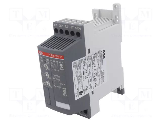 Automation module: softstart; Usup: 208÷600VAC; 1.5kW; PSR; 3.9A ABB PSR3-600-11