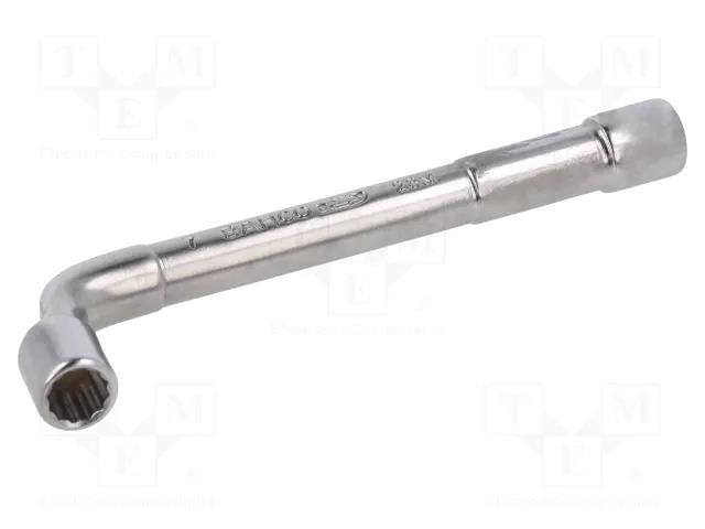 Wrench; L-type,socket spanner; 7mm,HEX 7mm; tool steel; L: 100mm BAHCO SA.28M-7