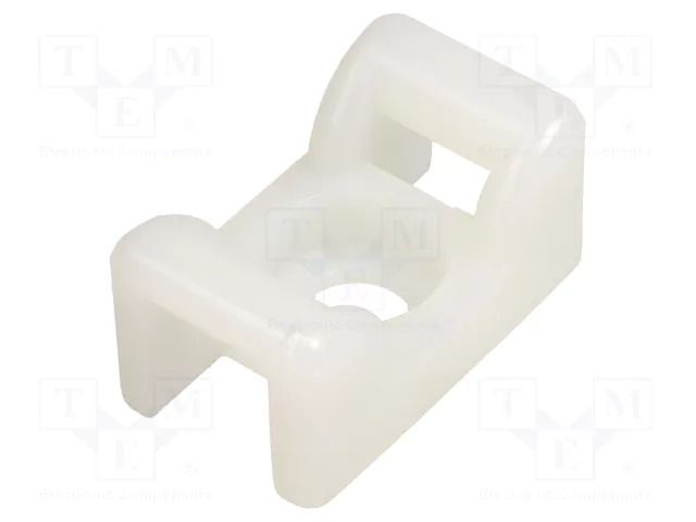 Holder; screw; polyamide,polyamide 6.6; natural; cable ties HELLERMANNTYTON KR8G5-PA66-NA