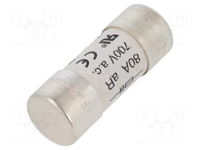 Fuse: fuse; 80A; 690VAC; quick blow; 22x58mm; FWP BUSSMANN FWP-80A22F