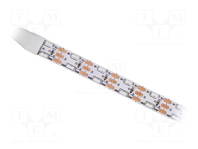 Programmable LED tape; RGB; 4020; LED/m: 120; 10mm; IP20; 120°; 5VDC IPIXEL LED S010120IA3SA1