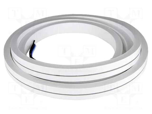 NEON LED tape; RGBW; 10mm; IP65; 15W/m; Thk: 20mm; 12VDC; bendable IPIXEL LED N010060CB4PZ-WW