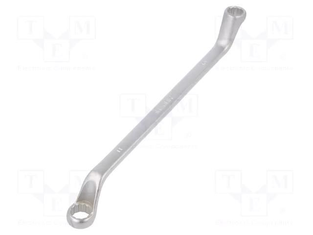 Wrench; box,bent; 10mm,11mm; Chrom-vanadium steel; L: 198mm; tag STANLEY STL-4-87-803