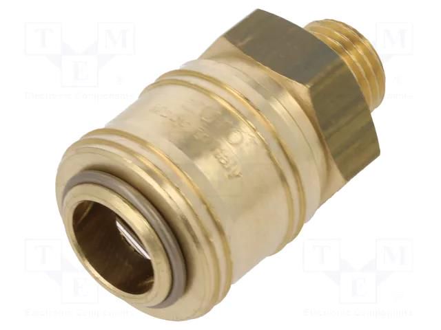 Quick connection coupling EURO; brass; Ext.thread: 1/4" METABO MTB.7802009083