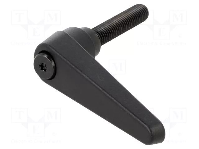 Lever; adjustable; Thread len: 50mm; Lever length: 74mm; GN 101 ELESA+GANTER GN101-22-M10-50-SW
