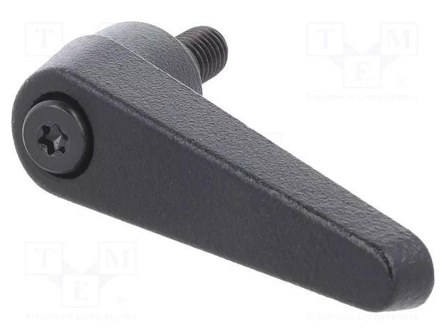 Lever; adjustable; Thread len: 12mm; Lever length: 45mm; GN 101 ELESA+GANTER GN101-14-M6-12-SW