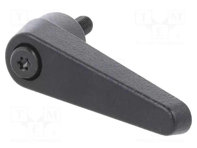 Lever; adjustable; Thread len: 12mm; Lever length: 45mm; GN 101 ELESA+GANTER GN101-14-M5-12-SW