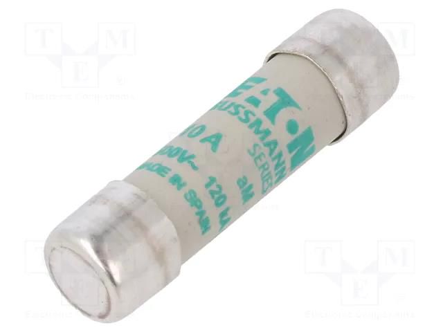 Fuse: fuse; 10A; 500VAC; aM; ceramic,cylindrical,industrial BUSSMANN C10M10