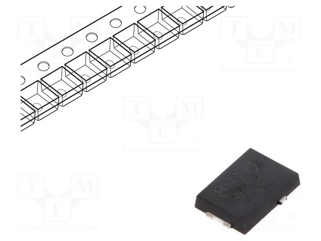 Diode: Schottky rectifying; SMPC,TO277A; SMD; 100V; 8A; 1500pcs. VISHAY SS8PH10-M3/86A