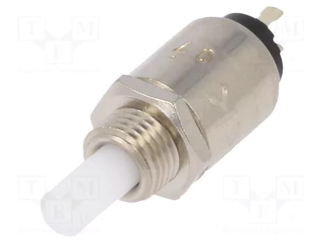 Switch: push-button; Pos: 2; SPST; 0.5A/125VAC; OFF-(ON); 100MΩ NKK SWITCHES FB15ANEP2