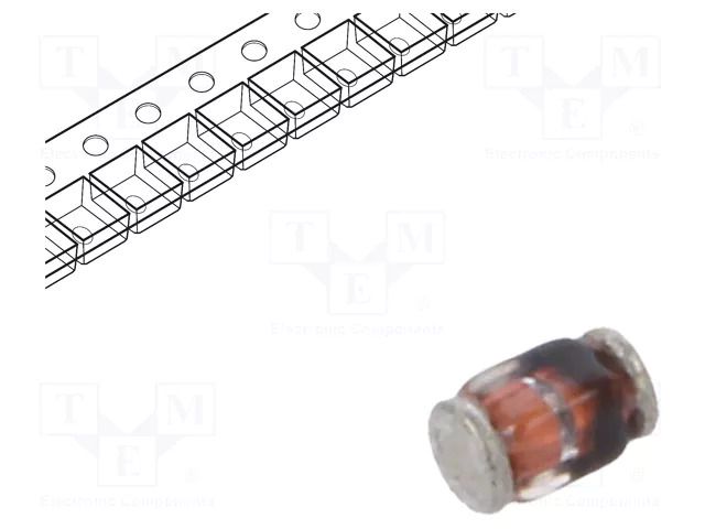 Diode: switching; SMD; 250V; 0.25A; 50ns; MicroMELF; Ufmax: 1V VISHAY BAV303-TR