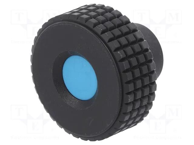 Knob; Ø: 39.5mm; Int.thread: M8; 13mm; H: 26.5mm; technopolymer PP ELESA+GANTER MBT.40B-M8-C5