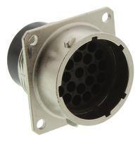 CIRCULAR CONNECTOR RECEPTACLE, SIZE 18, 23 POSITION, WALL UT001823PH