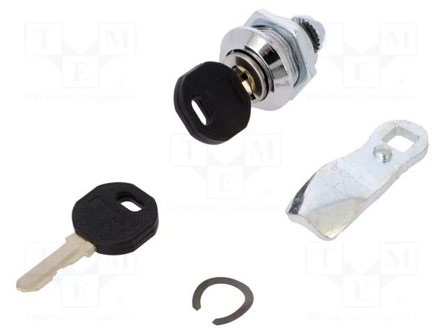 Lock; cast zinc; 16mm; Body: chromium plated ELESA+GANTER GN115-SC-16