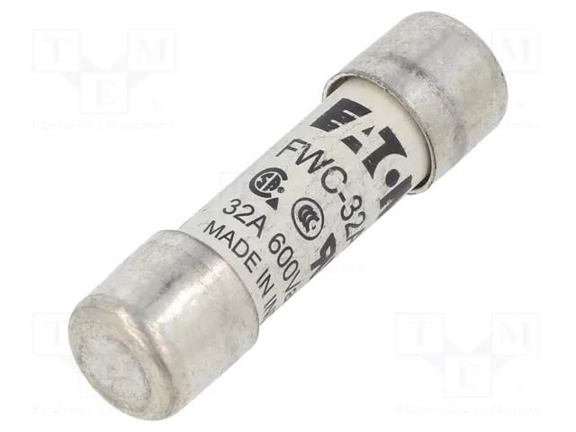 Fuse: fuse; 32A; 600VAC; aR; ceramic,cylindrical,industrial BUSSMANN FWC-32A10F