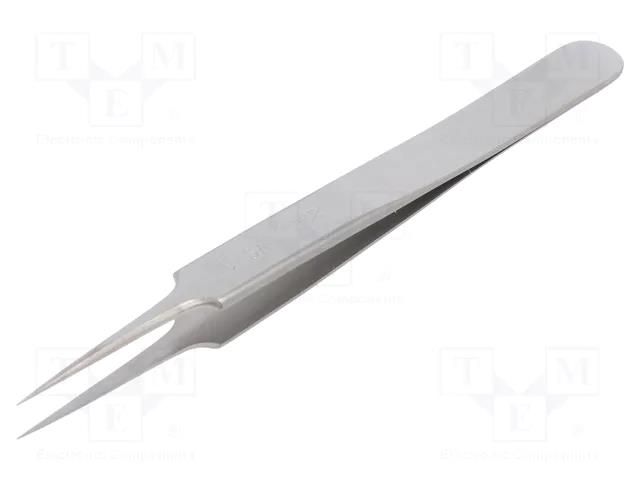 Tweezers; 110mm; for precision works; Blades: narrowed WELLER WEL.5SA