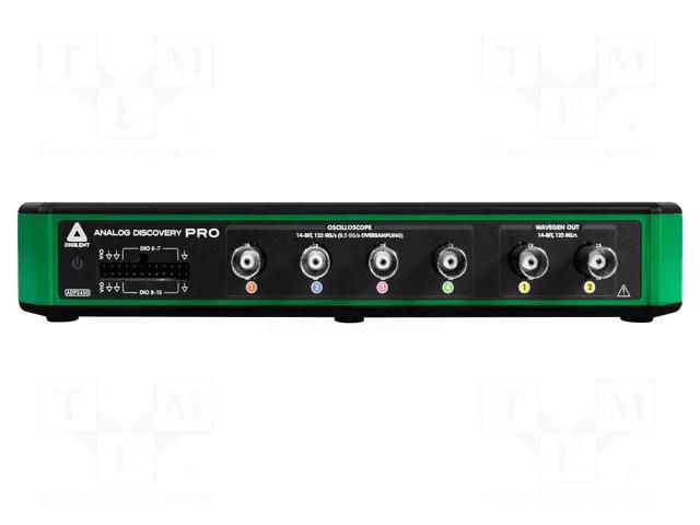 PC connected oscilloscope; 55MHz; Ch: 2; 32kpts/ch; 25V; 5VDC DIGILENT 410-394-1