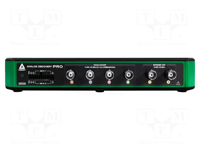 PC connected oscilloscope; 55MHz; Ch: 2; 32kpts/ch; 25V; 5VDC DIGILENT 410-394-1