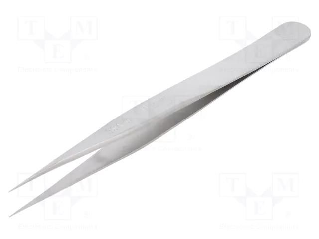 Tweezers; 121mm; for precision works; Type of tweezers: straight WELLER WEL.3SASL