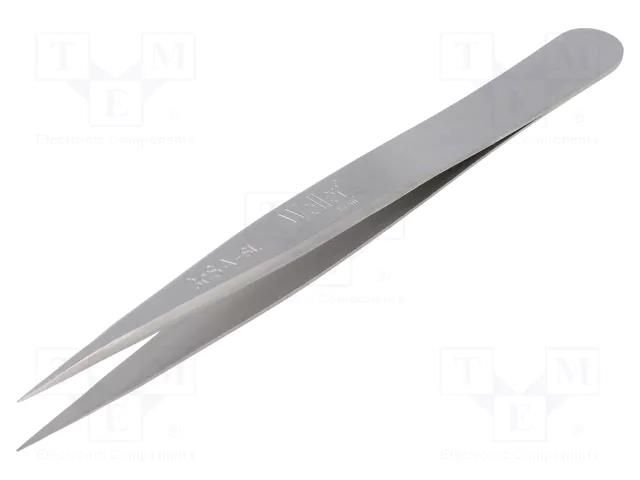 Tweezers; 110mm; for precision works; Blade tip shape: sharp WELLER WEL.3CSASL