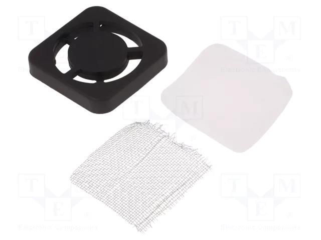 Guard; 40x40mm; screw; Holes pitch: 32mm; Cover material: plastic DREMEC 8GE11CP040