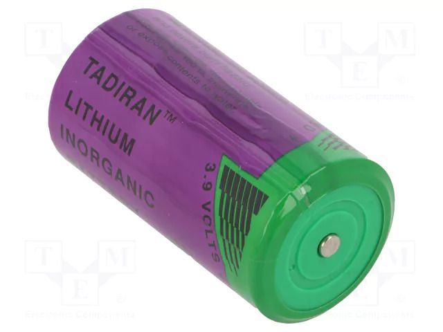 Battery: lithium (LTC); D; 3.9V; 16000mAh; non-rechargeable TADIRAN TL-6930/S