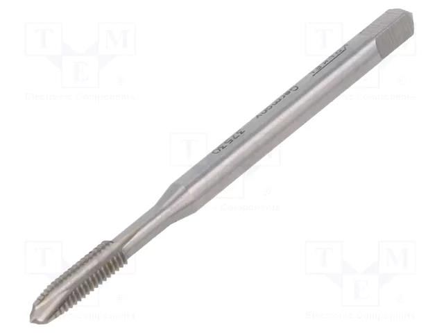 Tap; high speed steel cobalt HSS-E; M4; 0.7; 63mm; 3,4mm; ISO2/6H VÖLKEL VOLKEL-37530