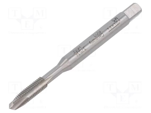 Tap; high speed steel cobalt HSS-E; M5; 0.8; 70mm; 4,9mm; ISO2/6H VÖLKEL VOLKEL-37534