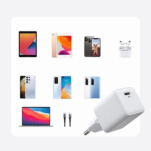 Joyroom fast wall charger USB Type C 25W 3A EU plug white (L-P251), Joyroom 6941237167446 6941237167446