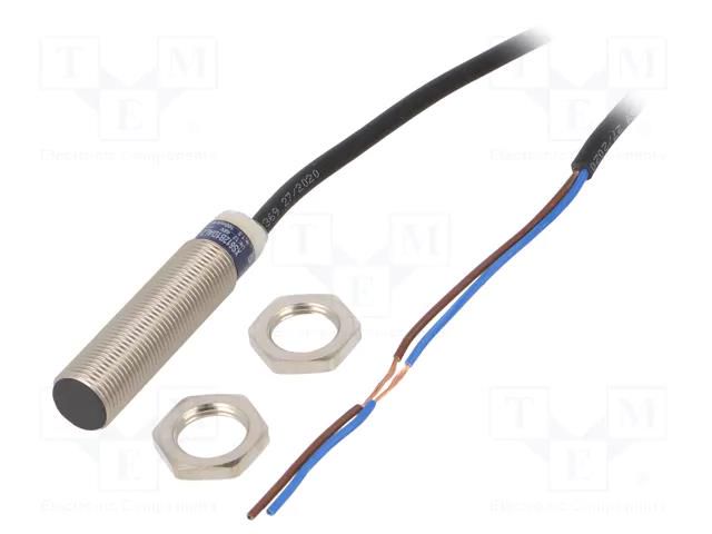 Sensor: inductive; OUT: 2-wire NO; 0÷4mm; 12÷48VDC; M12; 2m; IP68 TELEMECANIQUE SENSORS XS612B1DAL2