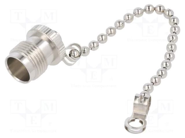 Protection cover; chain; Application: TNC plug AMPHENOL RF 122486